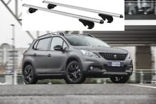 BARRE PORTATUTTO ALLUMINIO PEUGEOT 2008 BLACK MATT ANNO 2015 CON RAIL