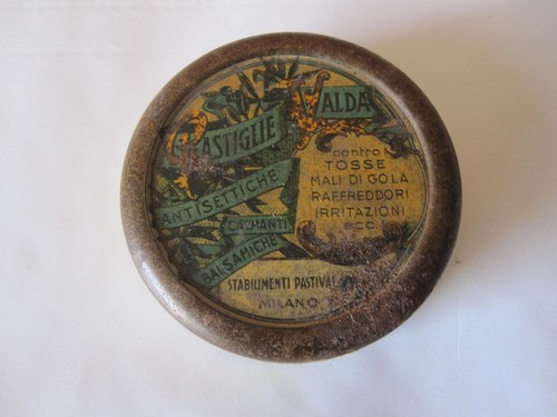 Antica scatola latta - di,