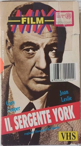 Vhs sergente york - vhs,
