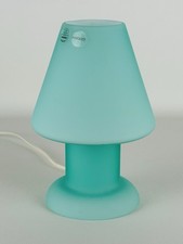 Punto Luce Lampada Da Tavolo In Vetro Di Murano Fungo Incamiciato Design 1980