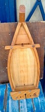 Barca Gozxo In Legno Vintage Espositore Ristorante Bar Di Mare Bacheca