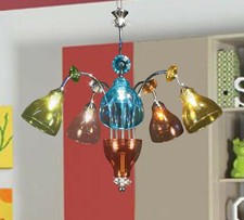 LAMPADARIO MODERNO 5 LUCI IN