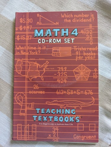 Teaching textbooks math - textbooks, 4