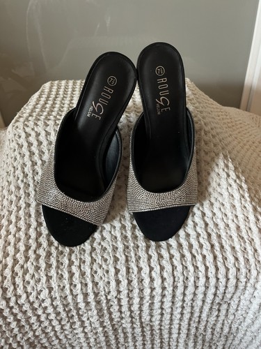 Rouge hellum donna mules punta - rouge,