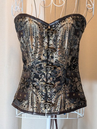 Corsetto overbust broccato - in,