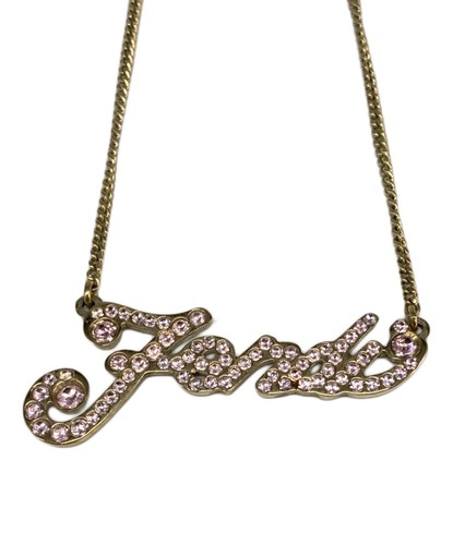 Collana fendi strass - collana,