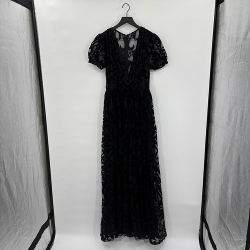 Maxi abito windsor nero - maxi, in