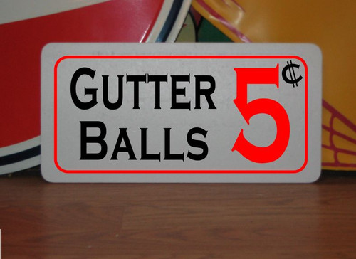 Vintage gutter ball - gutter,