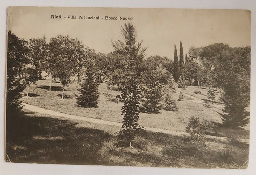 Rara cartolina rieti villa - rara,