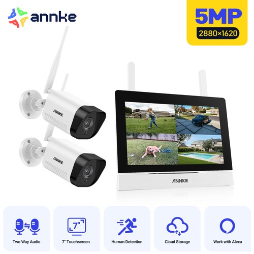 Annke wireless 4ch monitor - 4ch, 7"