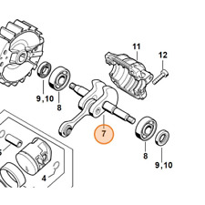 STIHL ALBERO MOTORE A GOMITO