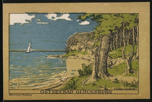 Notgeld glücksburg 1920 50 - notgeld, glücksburg,