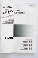 Manuale di istruzioni Sigma