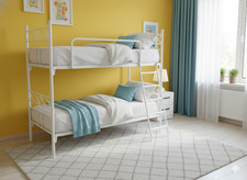 Letto in ferro battuto a castello Rosa Anna