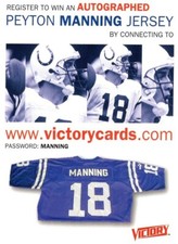 Peyton Manning 2000 Upper Deck