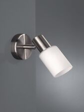 PHILIPS MASSIVE APPLIQUE BRIGHT LIGHT 50080/17/15 ACCIAIO ARGENTO VETRO BIANCO