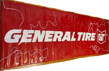 BANNER PNEUMATICI GENERALI, 9,75 piedi x 3 piedi; NUOVO E MAI USATO