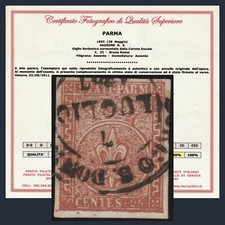 ASI 1855 Parma 25 cent. bruno