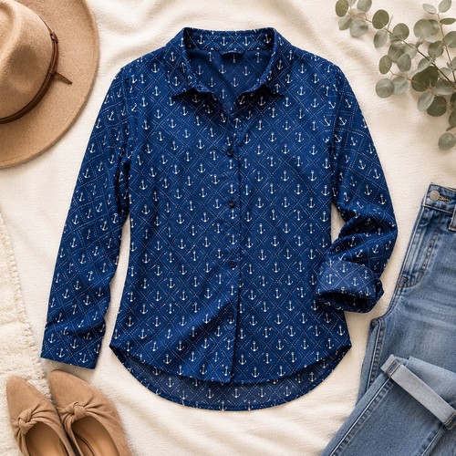 Camicia pescatore portofino - camicia,