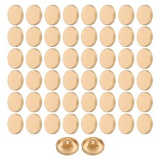 50 pezzi bottoni piatti