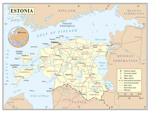 Estonia provincia politica - estonia,