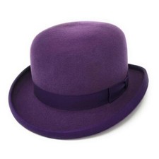 Cappello Bowler Viola - Feltro