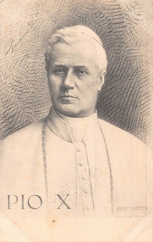 Ritratto religioso papa - pio, x