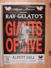 Poster Originale Manifesto Concerto Giants Of Give Modena 24/02/1991 68X98 Cm