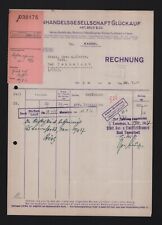 KASSEL, fattura 1937, società
