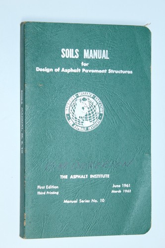 Soils manual for design - soils,