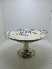 Compotier ancien sur pied – Faïenceries de Sarreguemines & Digoin – modèle...