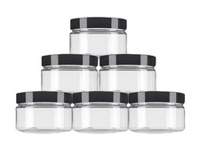 6 barattoli cosmetici in