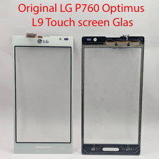 Originale LG P760 Optimus L9 touch screen vetro vetro display cover bianco