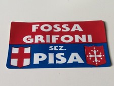 Toppa Ultras Fossa Dei Grifoni Genoa Gradinata Nord No Sciarpa Adesivo Spilla...