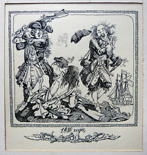 INCHIOSTRO RUSSO UCRAINO DISEGNO D. DEFOE ROBINSON CRUSOE UCRAINA RUSSO 