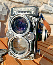 Rara ROLLEIFLEX 2.8E K7 con Obiettivo Planar 80mm f/2.8, Otturatore Compur MXV