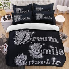 Set copripiumino nero modello