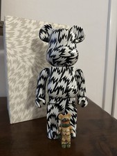 Bearbrick ELEY KISHIMOTO Black & White 400% 100% Set Limited Be@rbrick MEDICOM