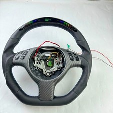 LED Real Carbon Fiber Steering