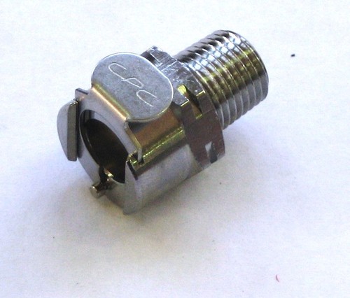 Connettore benzina sgancio - connettore, a