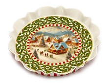 Palais Royal art. 1025406 coppa rotonda 30xh4cm decoro Natalizio