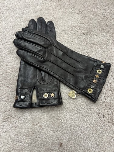 Guanti moschino pelle - in,