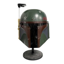 Elmetto Star Wars Mandalorian Boba Fett cacciatore di taglie maschera testa intera puntelli resina