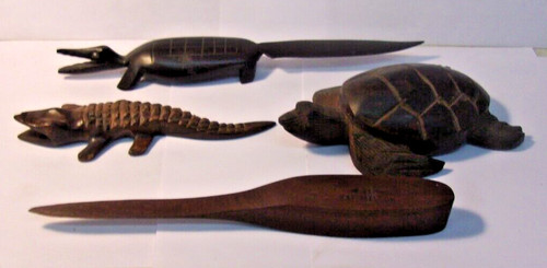 Lotto animali legno - lotto, 4