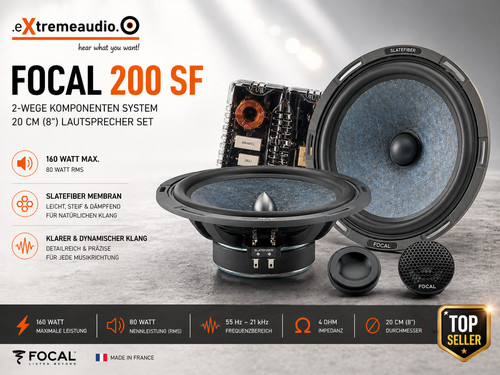 Focal 200 set - sf, altoparlanti
