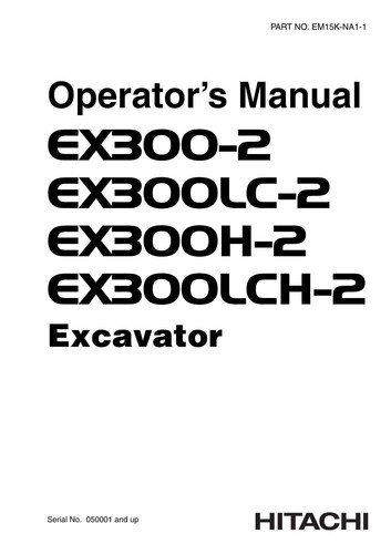 Hitachi ex300 ex300lc - ex300-2, ex300lc-2
