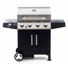 BARBECUE A PIETRA LAVICA GOLOSONE 4 SOCHEF BBQ GAS IN ACCIAIO GRIGLIA FORNELLO