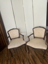 POLTRONA POLTRONCINA  IMBOTTITA CLASSICA CAMERA DA LETTO