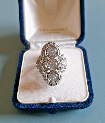 Anello art déco argento - déco,