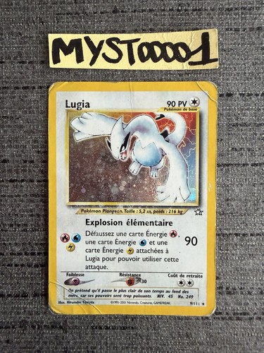 Carte pokémon lugia - carte, 9/111
